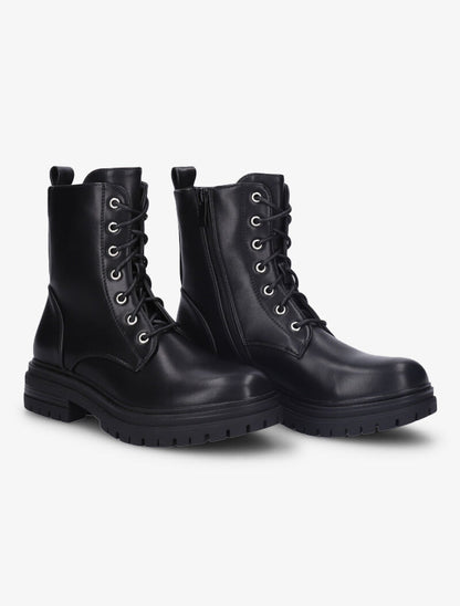 Boots en simili - Noir - 1
