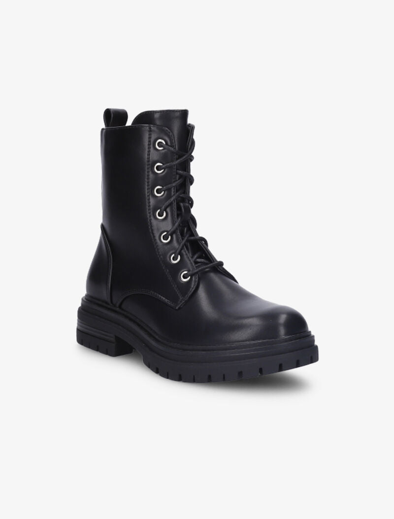 Boots en simili - Noir - 3