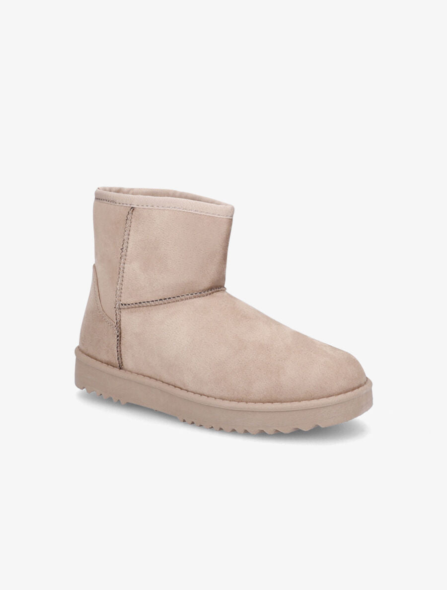 Boots classiques en suédine - Beige - 2