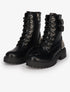 Boots cloutées à double sangles - Noir - 1