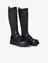 Bottes bi-matière à lacets - Noir - 1