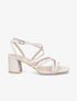 Sandales classique en simili entrelacées - Beige - 5