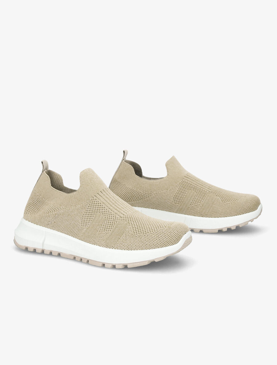 Baskets en mesh classiques - Beige - 4