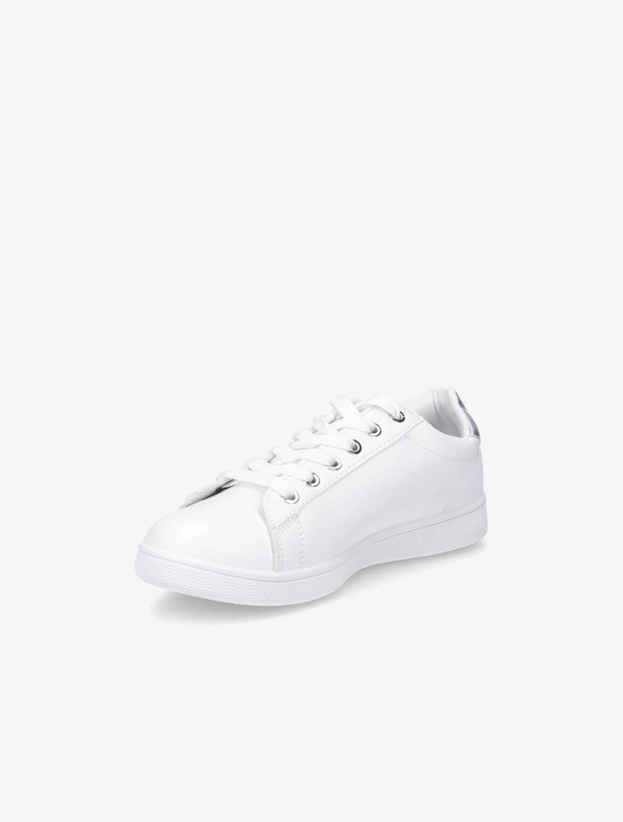 Sneakers à contrefort contrastant - Argent - 3