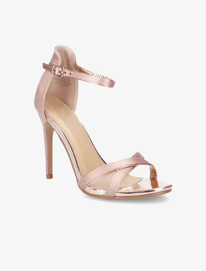 Sandales à talon aiguille - Rose gold - 2