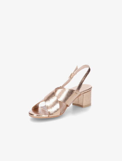 Sandales à brides croisées - Rose gold - 3