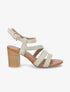 Sandales en suédine multi brides - Vert clair - 1