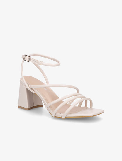 Sandales à multi brides fines - Beige - 2