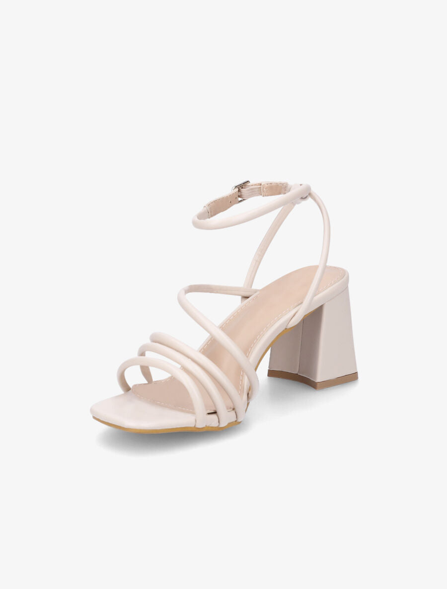 Sandales à multi brides fines - Beige - 3