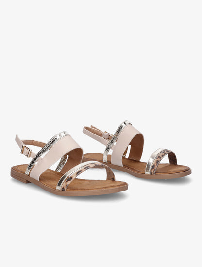 Nu-pieds irisés - Beige - 4