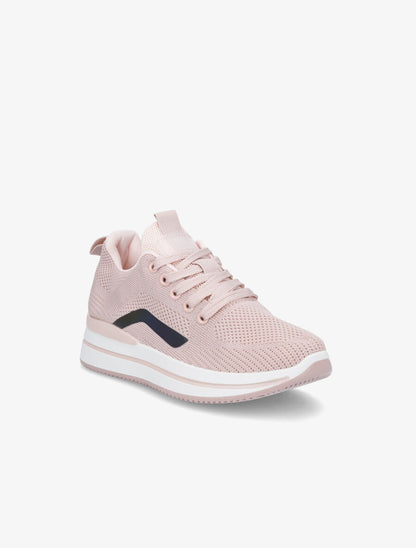 Running en toile bande holographique - Rose - 2