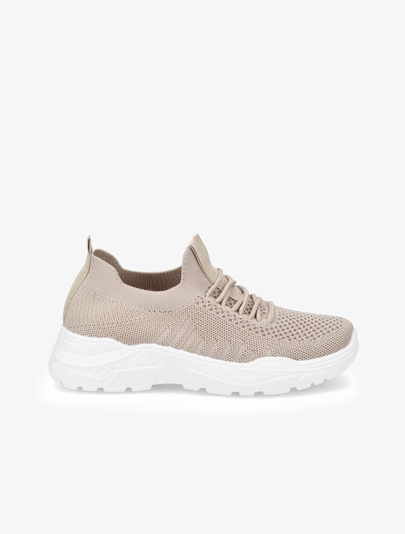 Sneakers en mesh - Taupe - 2
