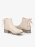 Chelsea boots à contrefort corsage - Beige - 1