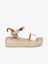 Sandales en simili à plateforme - Rose gold - 1
