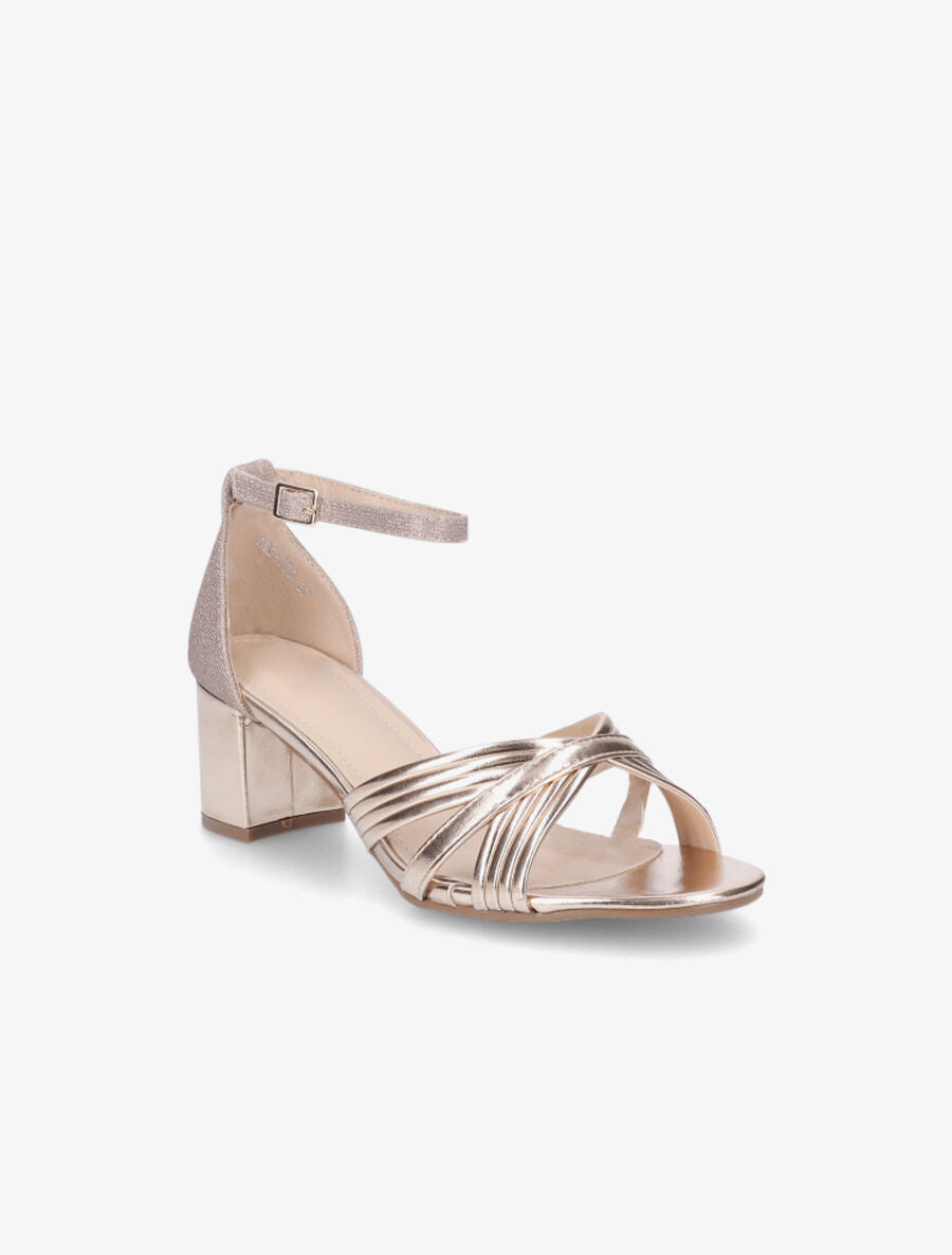 Sandales mi-haute bi-matière - Rose gold - 2