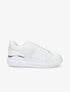 Sneakers à bandes irisées et semelle à détail métallique - Blanc - 1