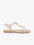 Nu-pieds à franges - Beige - 1