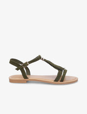 Nu-pieds à franges - Kaki - 1