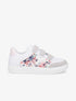 Sneakers bi-matière à imprimé fleuri - Rose - 5