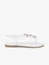 Nu-pieds à contrefort élastiqué et perles - Blanc - 1