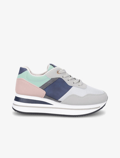 Baskets en suédine - Gris - 1