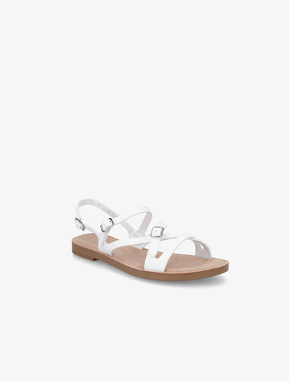 Nu-pieds à boucles - Blanc - 2