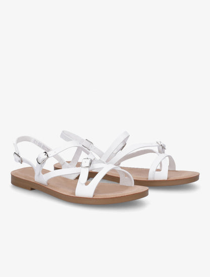 Nu-pieds à boucles - Blanc - 4