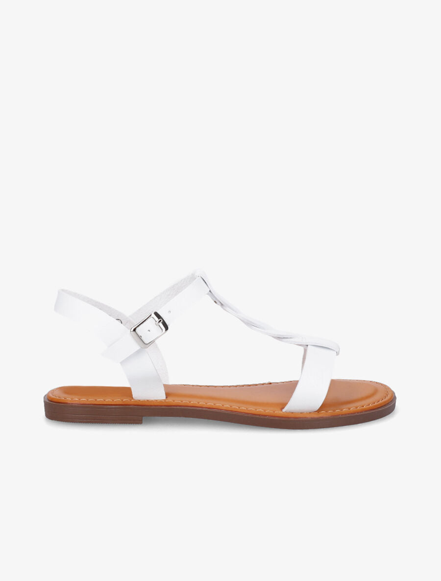Nu-pieds torsadés - Blanc - 1
