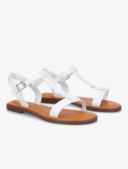 Nu-pieds torsadés - Blanc - 4