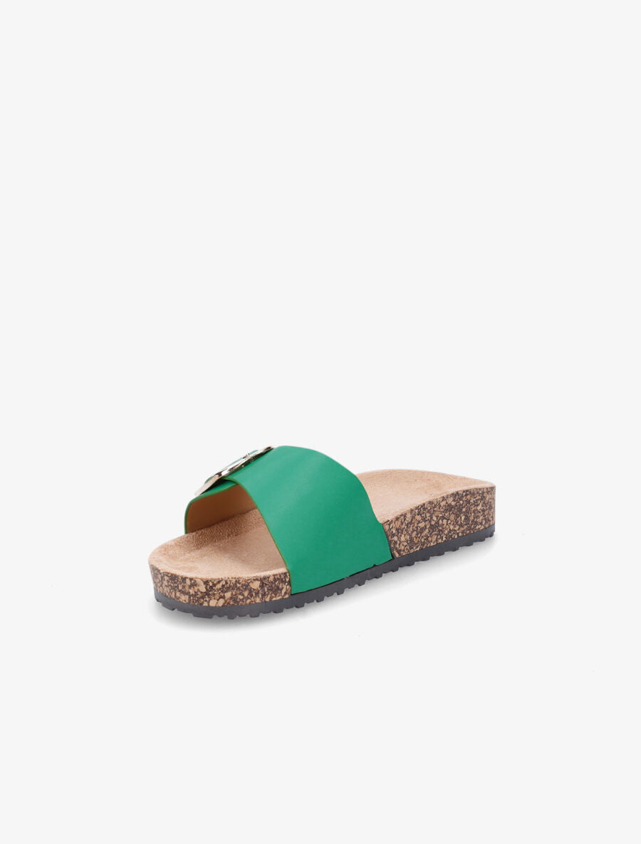 Claquettes à boucle - Vert - 3