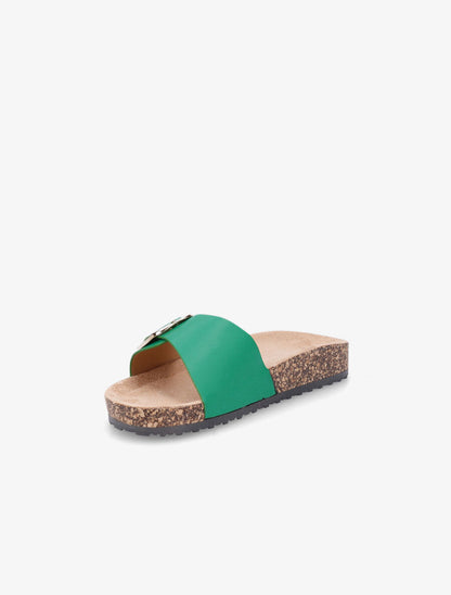 Claquettes à boucle - Vert - 3