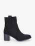 Bottines montantes en suédine - Noir - 1