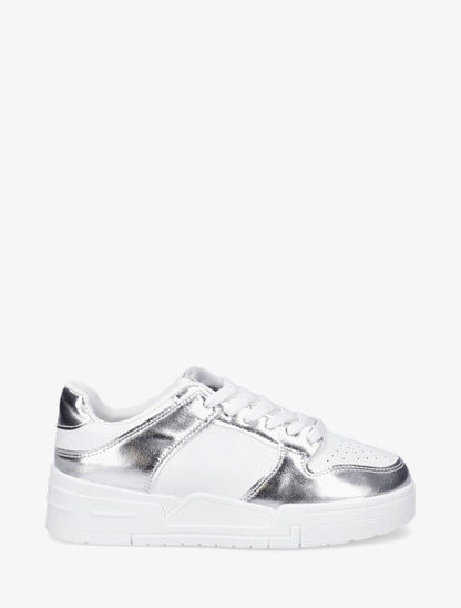 Baskets en simili - Argent - 5