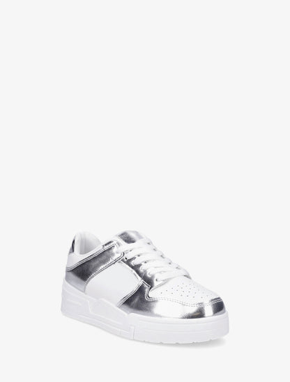 Baskets en simili - Argent - 2