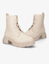 Bottines chunky à lacets - Beige - 5