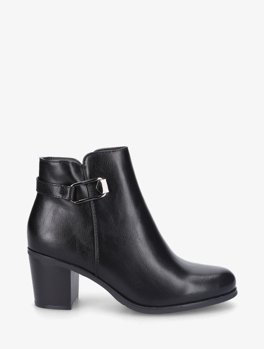 Bottines classiques à boucle - Noir - 1