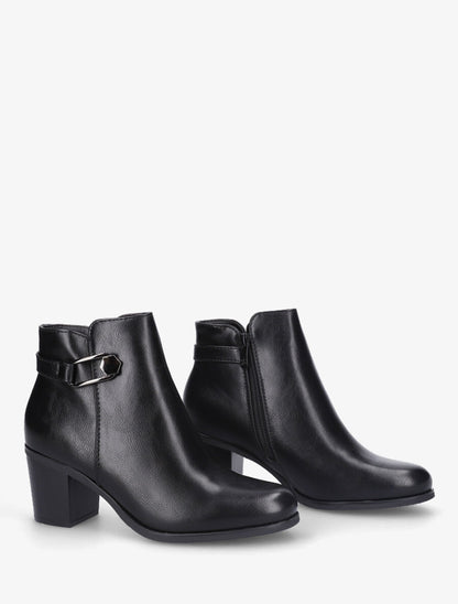 Bottines classiques à boucle - Noir - 4