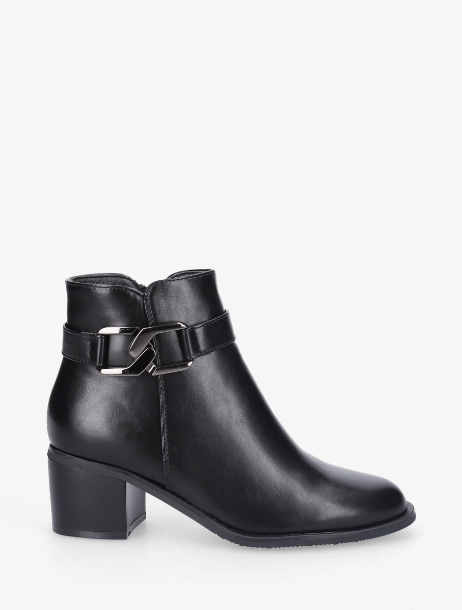 Bottines à boucle - Noir - 5