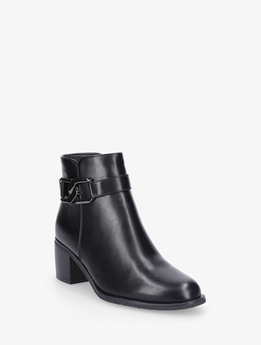 Bottines à boucle - Noir - 2