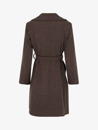 Duffle-coat uni à capuche - Marron - 2