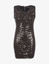 Robe à sequins  - anthracite - 3