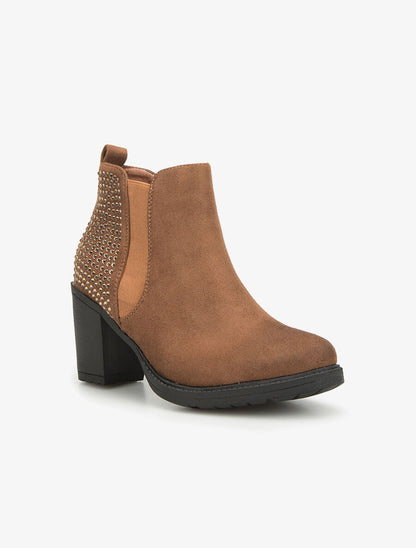 Chelseas arrière strassé - camel - 2