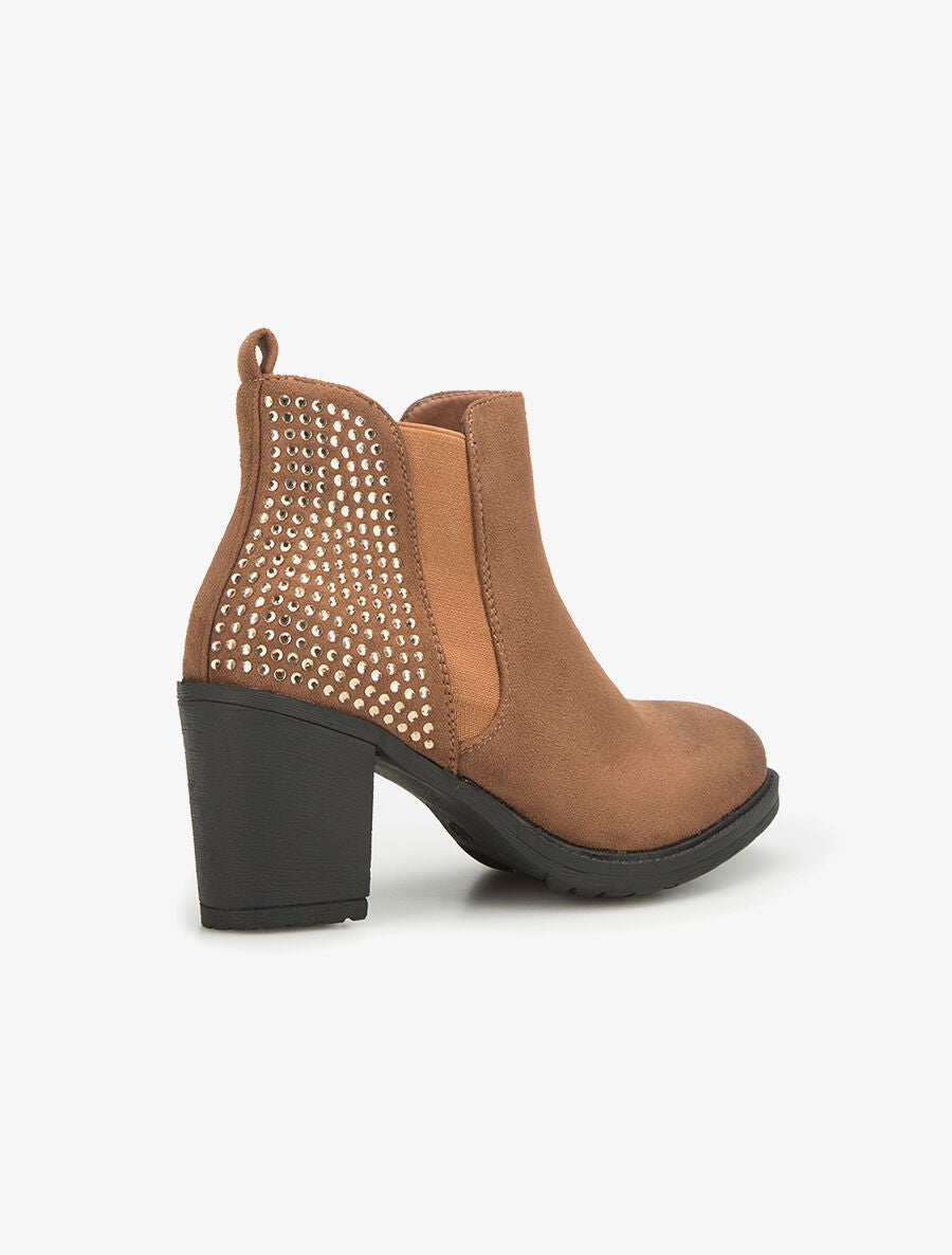 Chelseas arrière strassé - camel - 4