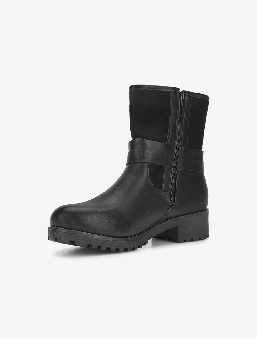 Boots à brides - noir - 3