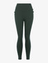 Pantalon taille empire orné de boutons - Kaki - 1