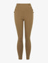 Pantalon taille empire orné de boutons - Taupe - 1