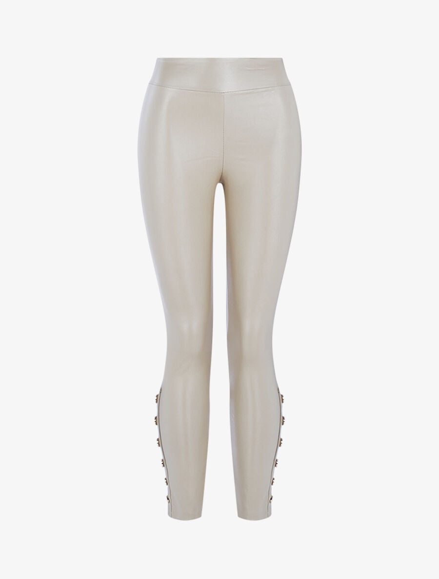 Tregging effet enduit - Beige - 1