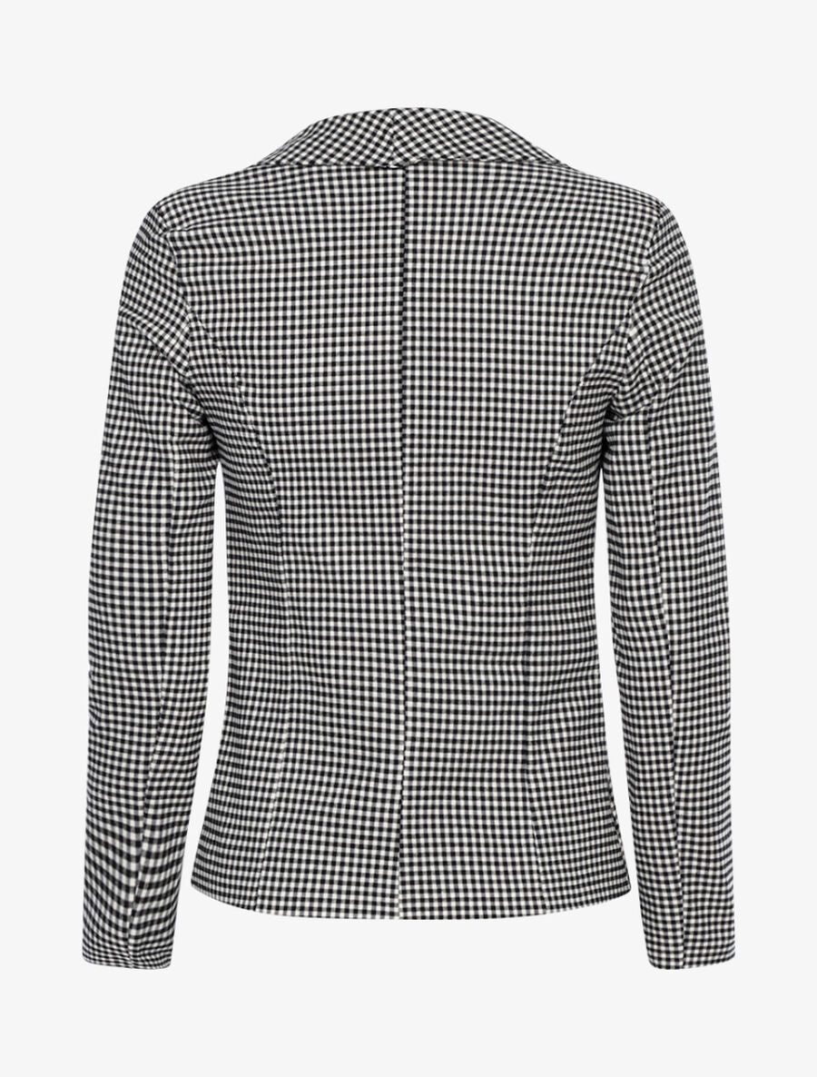 Blazer à petits carreaux - Noir/blanc - 2