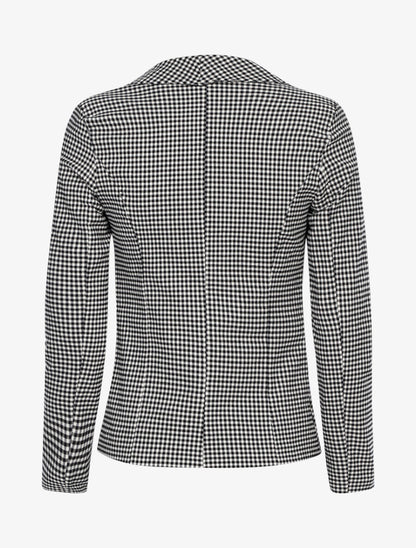 Blazer à petits carreaux - Noir/blanc - 2