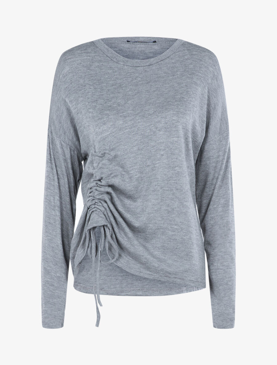 Pull doux à cordon de serrage à l&